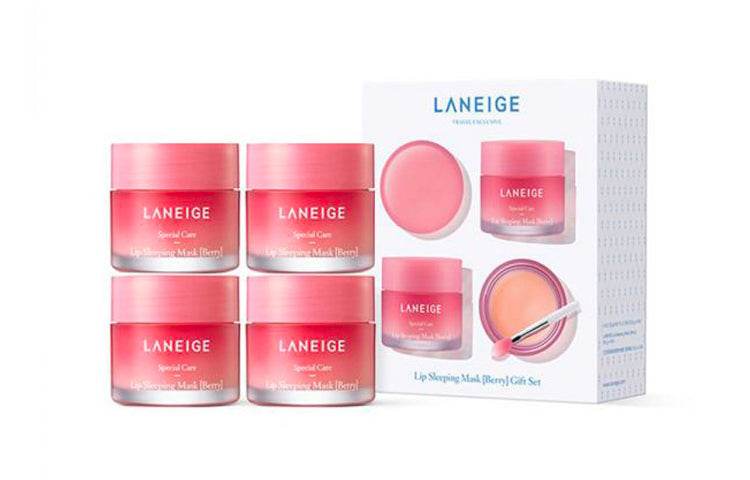 Набор из 4 питательных масок для губ Laneige Night Moisture Repair Lip Mask - Boxette Shop